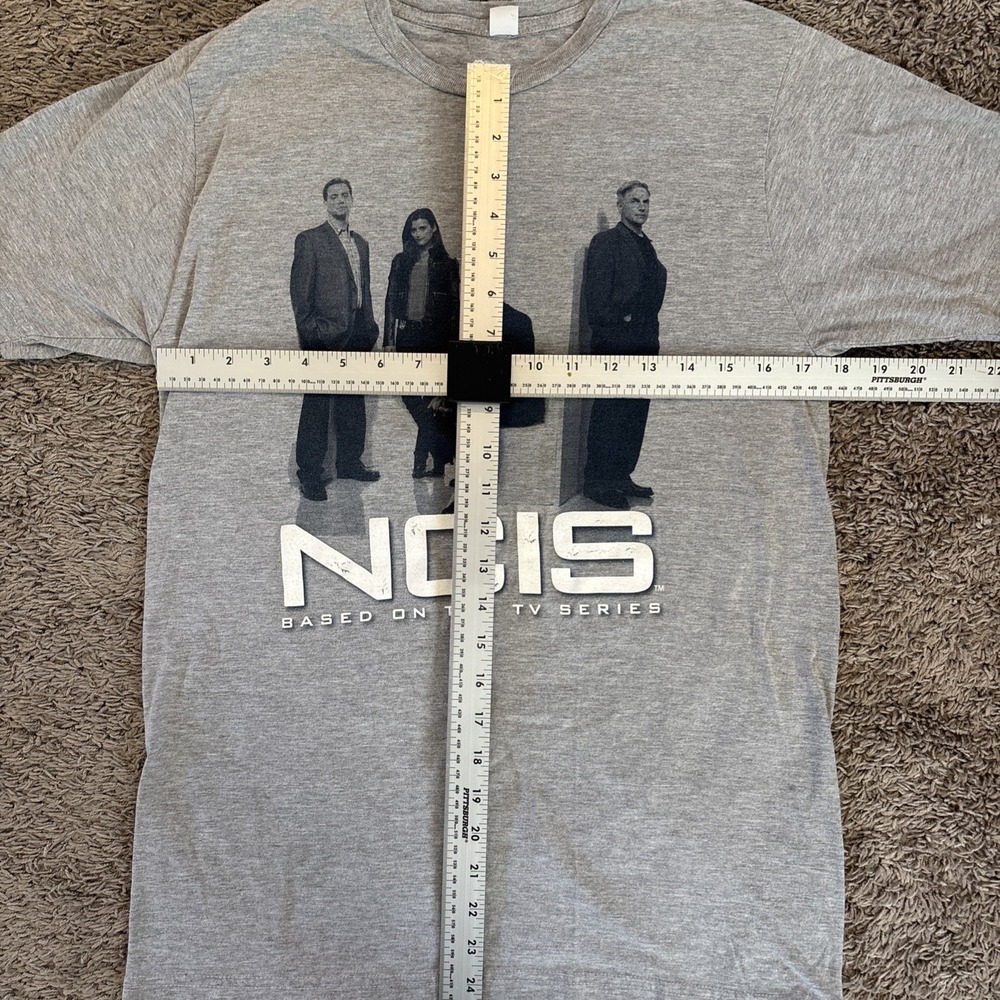 Vintage NCIS T Shirt Mens S Small Criminal Graphic Tee Gray - Picture 4 of 4
